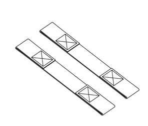 Photo of Blue Straps For Doors by Rival Powersports USA - Premium for UTVs / Side by Sides