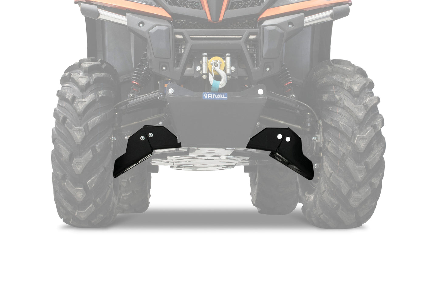 Photo of CF Moto C Force 800/800XC/1000 Plastic Front A Arm Guards by Rival Powersports USA - Premium Plastic Front A Arm Guards for UTVs / Side by Sides