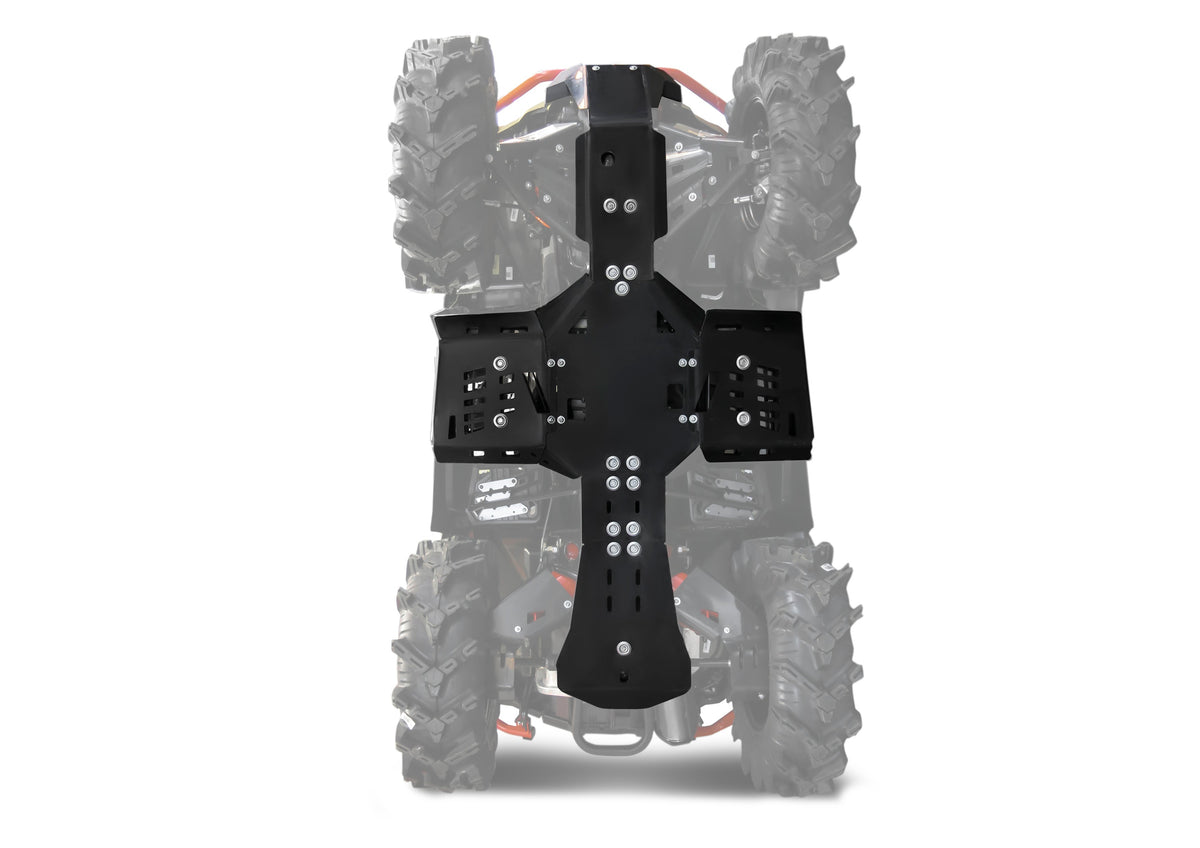 Photo of Can-Am Outlander G2 / Max Plastic Central Skid Plate by Rival Powersports USA - Premium Central Skid Plate Plastic for UTVs / Side by Sides