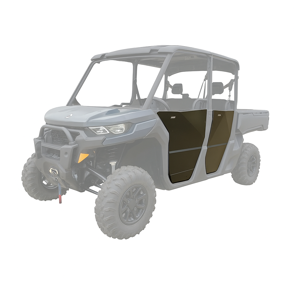 Photo of Can-Am Defender HD11 Max Doors Set of 4 by Rival Powersports USA - Premium Half Doors for UTVs / Side by Sides