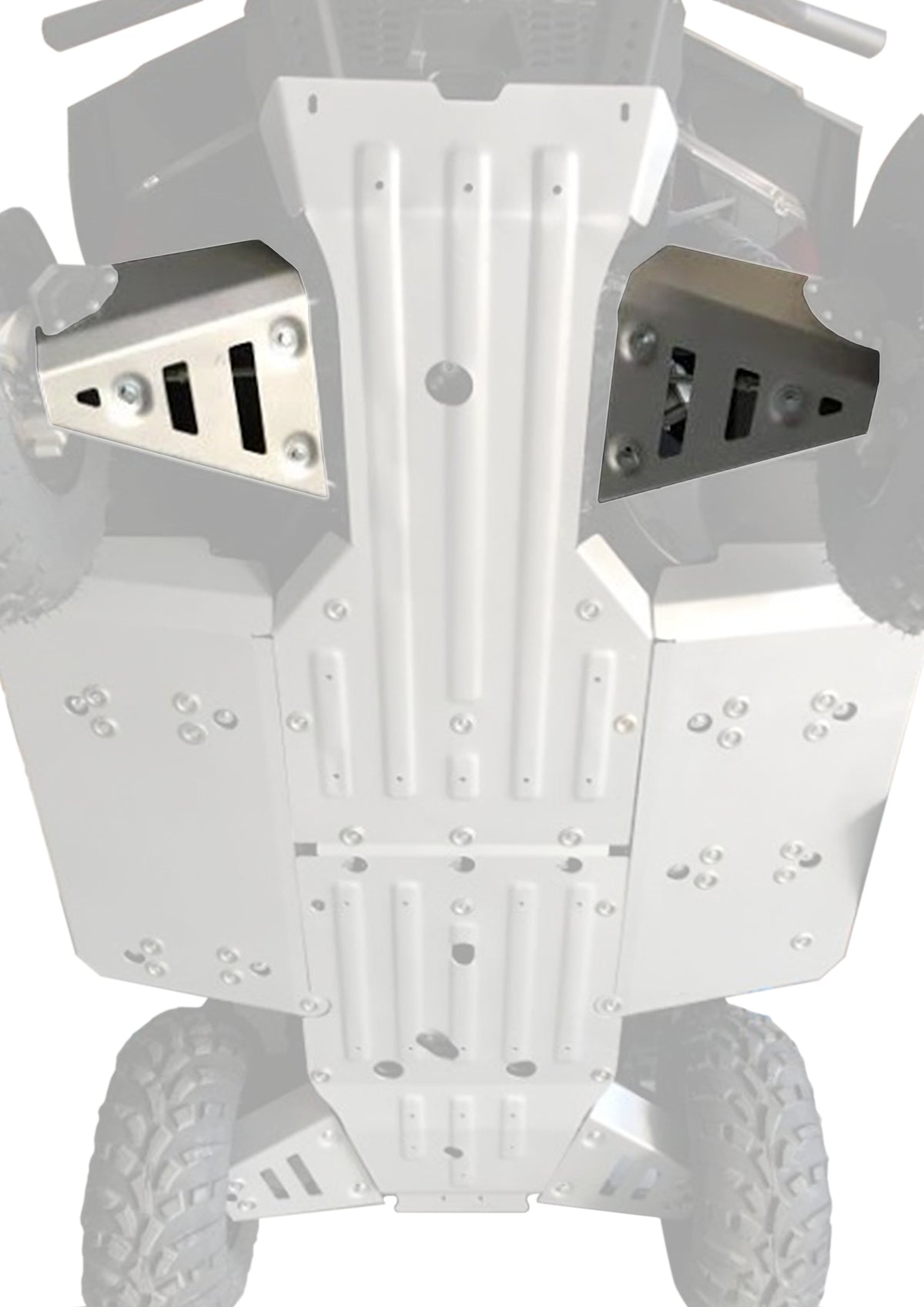 Photo of Polaris Ranger 500/570/570 Mid Size Alloy Front A Arm Guards by Rival Powersports USA - Premium Alloy Front A Arm Guards for UTVs / Side by Sides