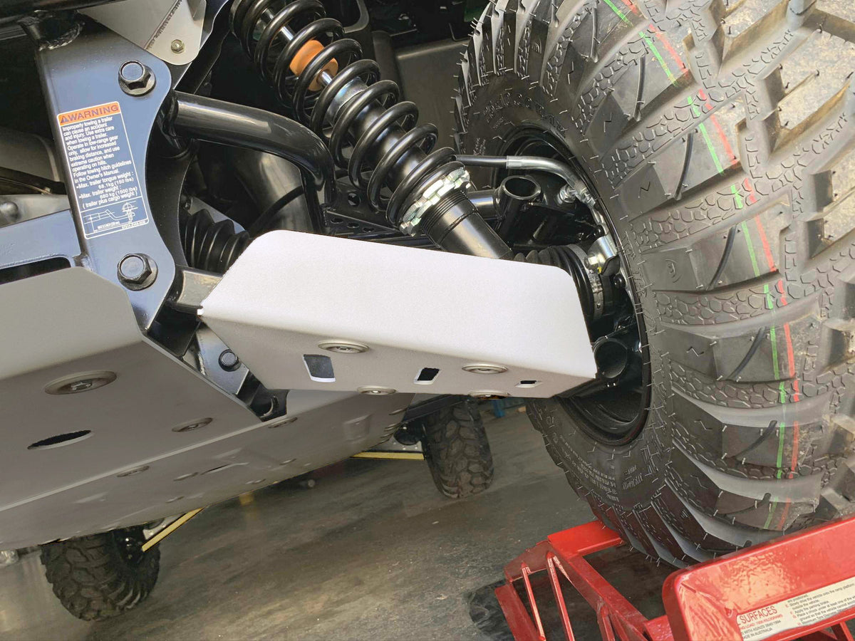 Photo of Kawasaki Mule PRO-MX / EPS / EPS LE Rear A Arm Guards by Rival Powersports USA - Premium Alloy Rear A Arm Guards for UTVs / Side by Sides