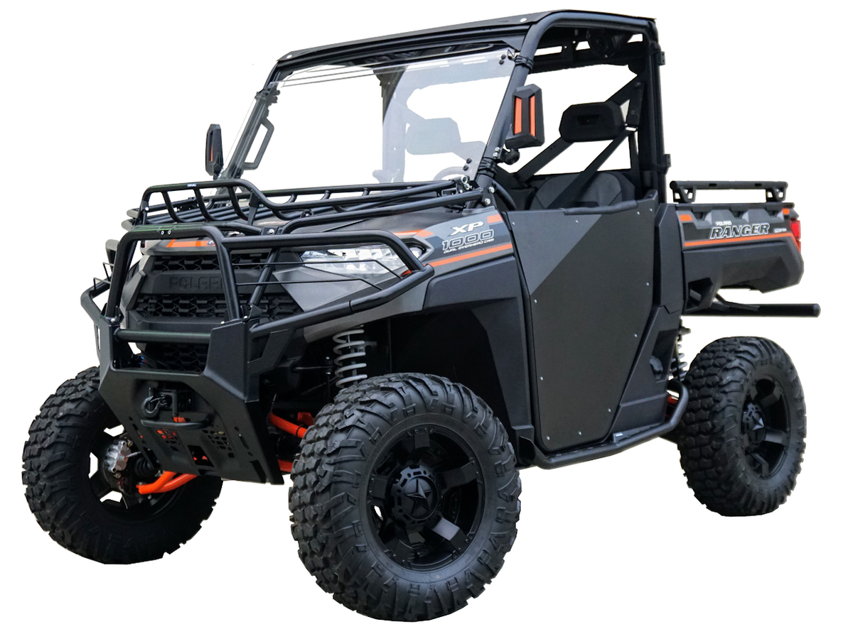 Photo of Polaris Ranger 1000 / 1000 XP / EPS / Crew Front Hood Rack by Rival Powersports USA - Premium Front Hood Rack for UTVs / Side by Sides