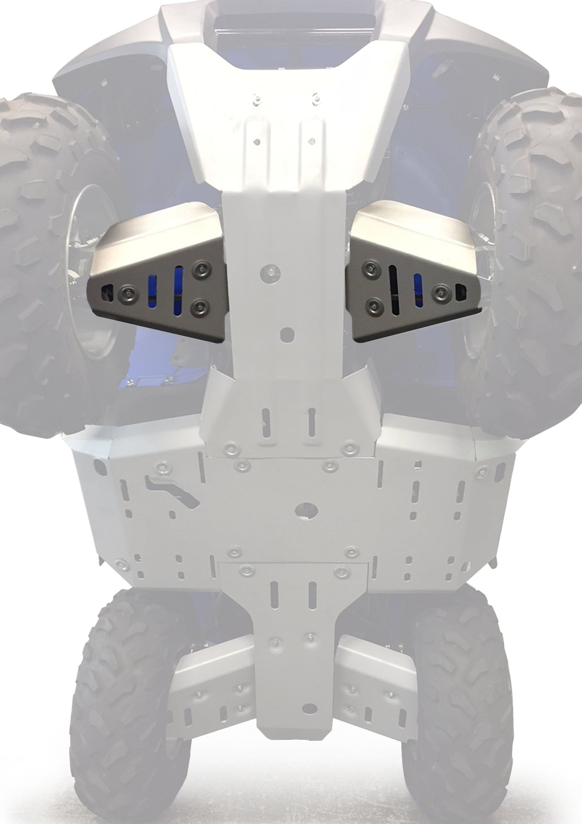 Photo of Kawasaki Brute Force 750 4x4i Alloy Front A Arm Guards by Rival Powersports USA - Premium Alloy Front A Arm Guards for UTVs / Side by Sides