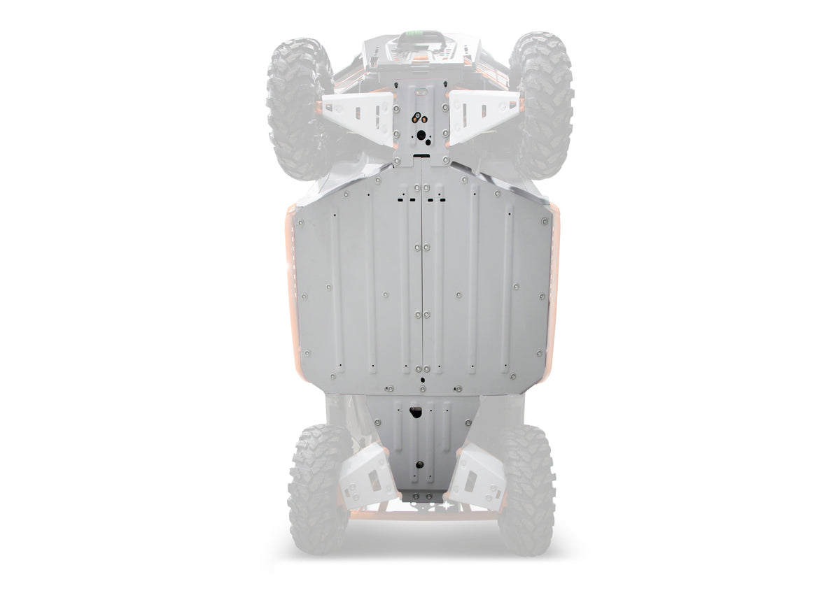 Photo of Polaris Ranger 1000 / 1000 XP / EPS Alloy Central Skid Plate by Rival Powersports USA - Premium Central Skid Plate Alloy for UTVs / Side by Sides