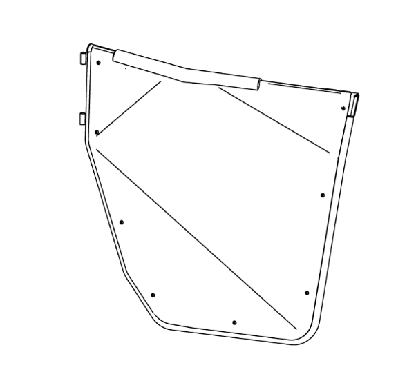 Photo of 2444.7450.1 Alloy Door Skin (RIGHT) by Rival Powersports USA - Premium for UTVs / Side by Sides