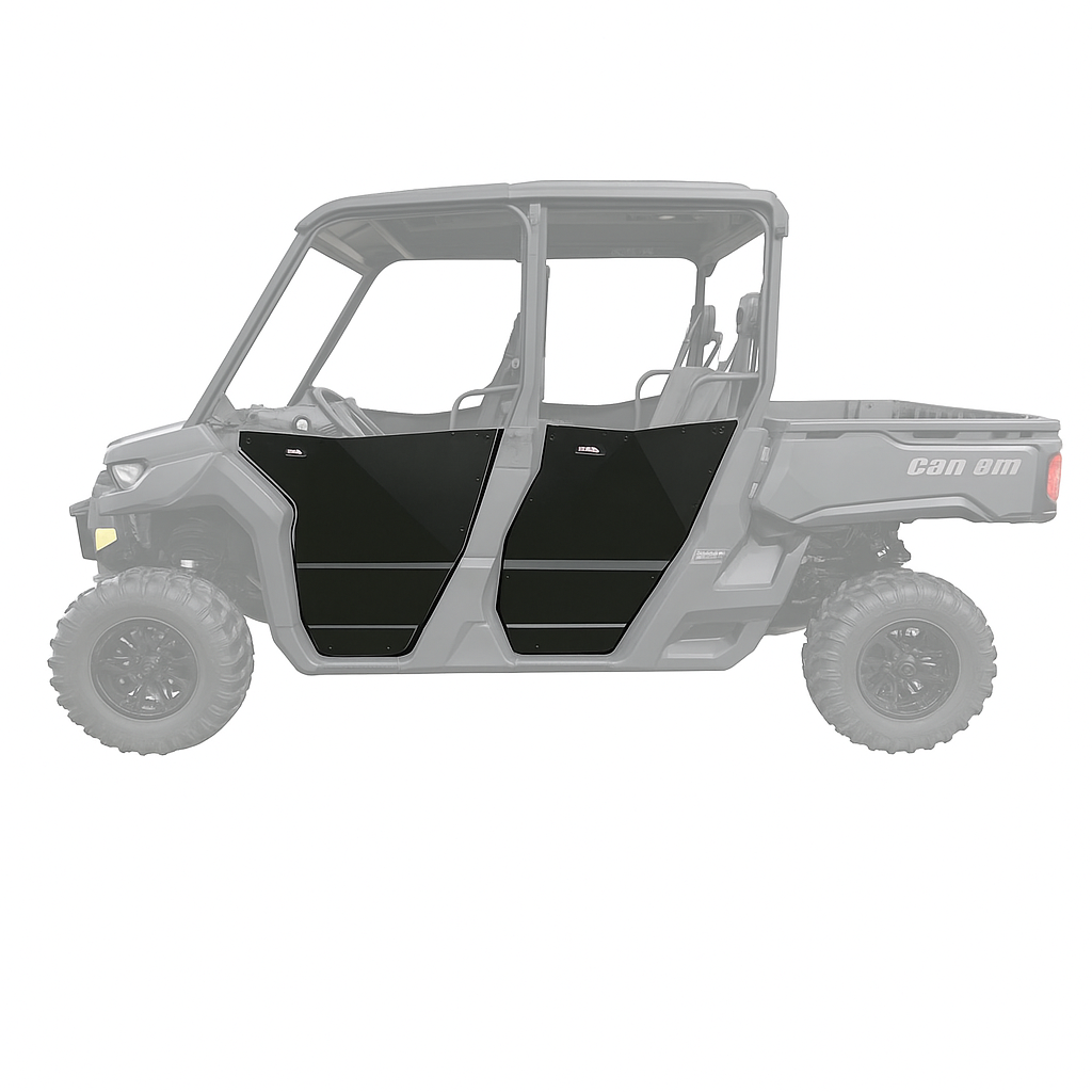 Photo of Can-Am Defender HD11 Max Doors Set of 4 by Rival Powersports USA - Premium Half Doors for UTVs / Side by Sides