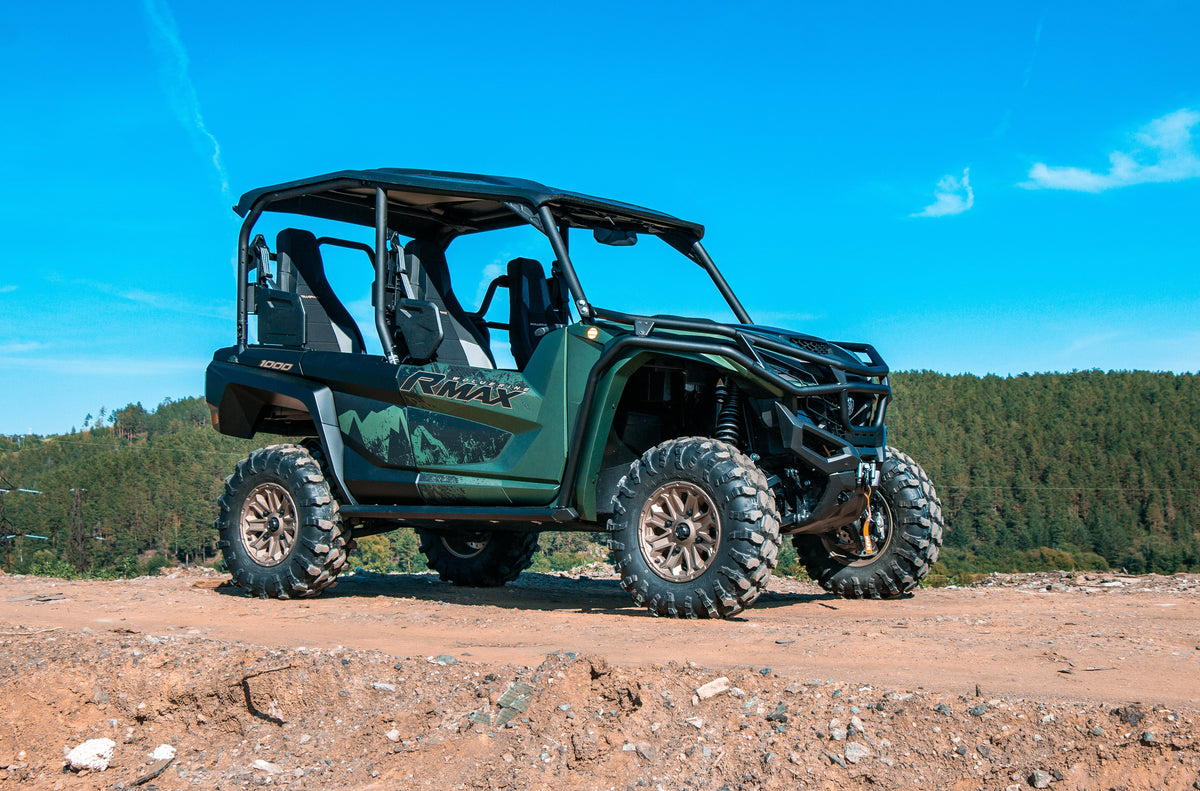 Photo of R Max 4-Seater Front Bumper Kit with Fender Guard and Rock Sliders by Rival Powersports USA - Premium Front Bumper Kit for UTVs / Side by Sides