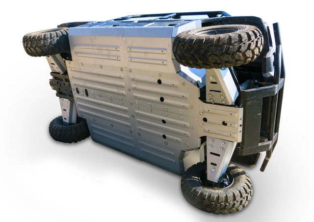 Photo of Kawasaki Mule PRO DX/DXT/FX/FXT Alloy Central Skid Plate by Rival Powersports USA - Premium for UTVs / Side by Sides