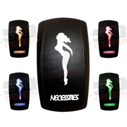 Photo of "Necessities" Waterproof Rocker Switch by 50 Caliber Racing - Premium Rocker Switches for UTVs / Side by Sides