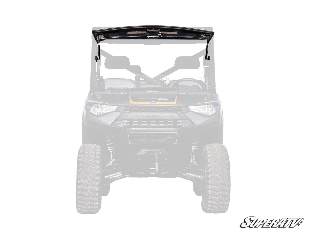 Photo of SuperATV Polaris Ranger XP Kinetic Scratch-Resistant Flip Windshield by SuperATV - Premium Windshields for UTVs / Side by Sides