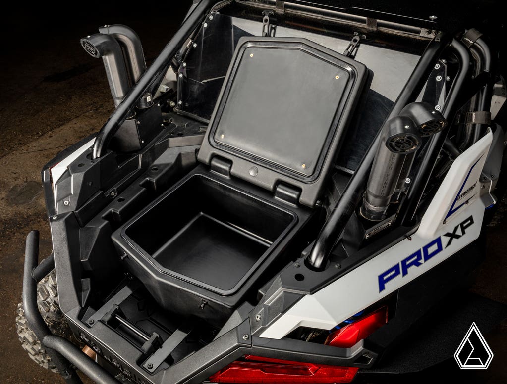 Photo of SuperATV Assault Industries Cooler/Cargo Box for Polaris RZR Turbo R by SuperATV - Premium Storage for UTVs / Side by Sides