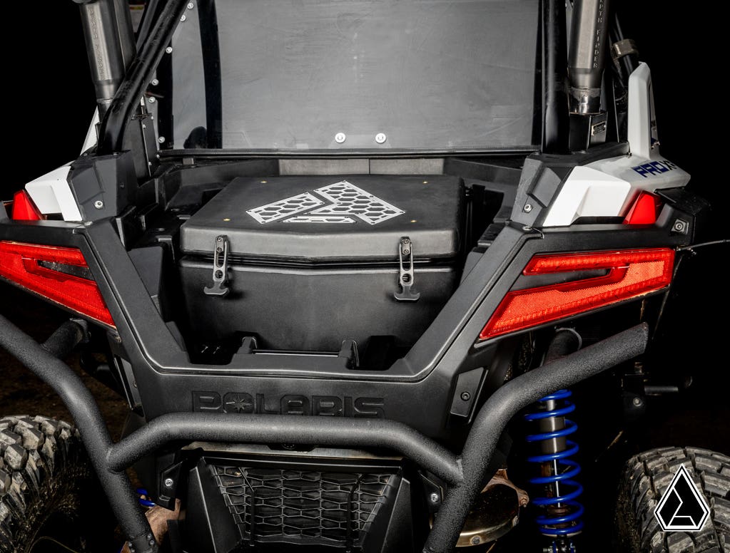 Photo of SuperATV Assault Industries Cooler/Cargo Box for Polaris RZR Turbo R by SuperATV - Premium Storage for UTVs / Side by Sides