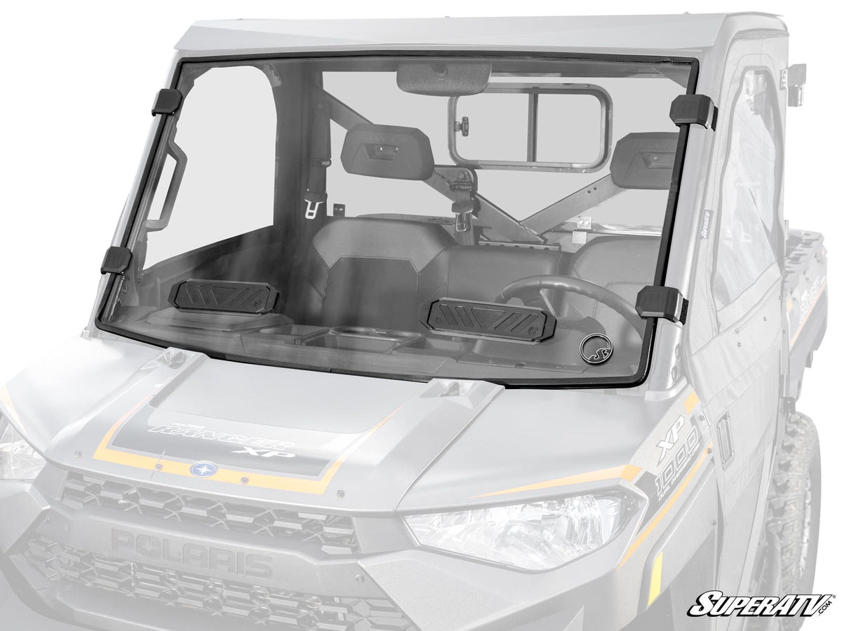 Photo of SuperATV Polaris Ranger XP Kinetic Vented Full Windshield by SuperATV - Premium Windshields for UTVs / Side by Sides