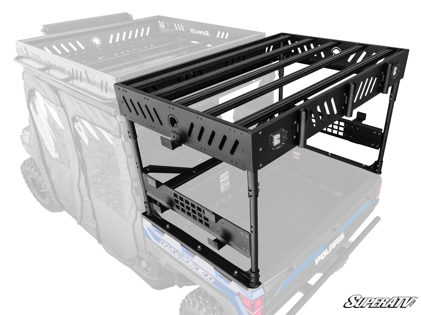 Photo of SuperATV Polaris Ranger XP 900 Outfitter Bed Rack by SuperATV - Premium Storage for UTVs / Side by Sides