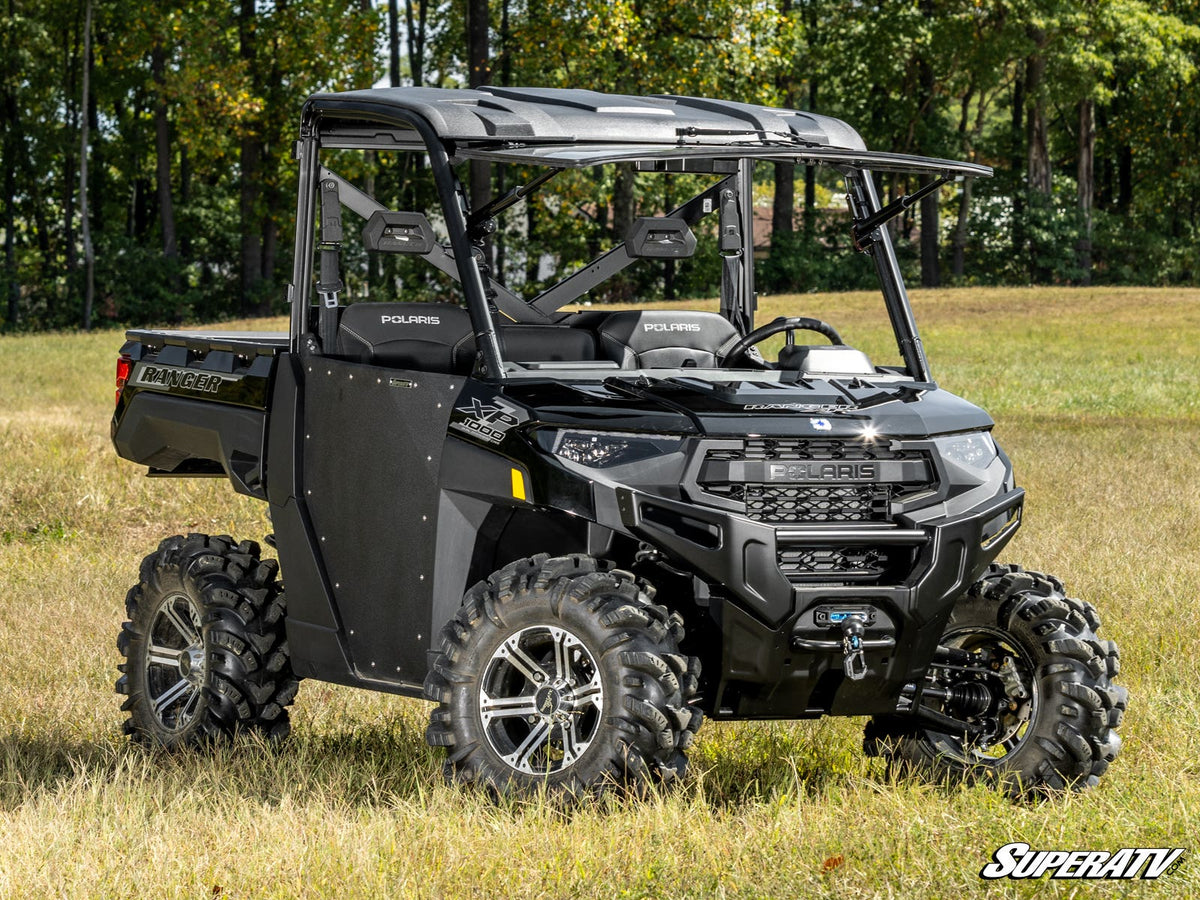 Polaris Ranger 1000 MaxDrive Power Flip Glass Windshield - With Wiper
