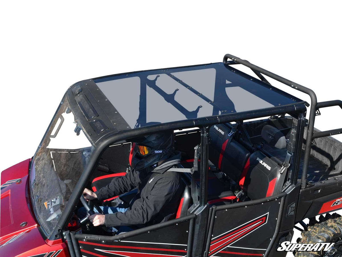 Photo of SuperATV Polaris Ranger XP 1000 Crew Tinted Roof by SuperATV - Premium Roofs for UTVs / Side by Sides