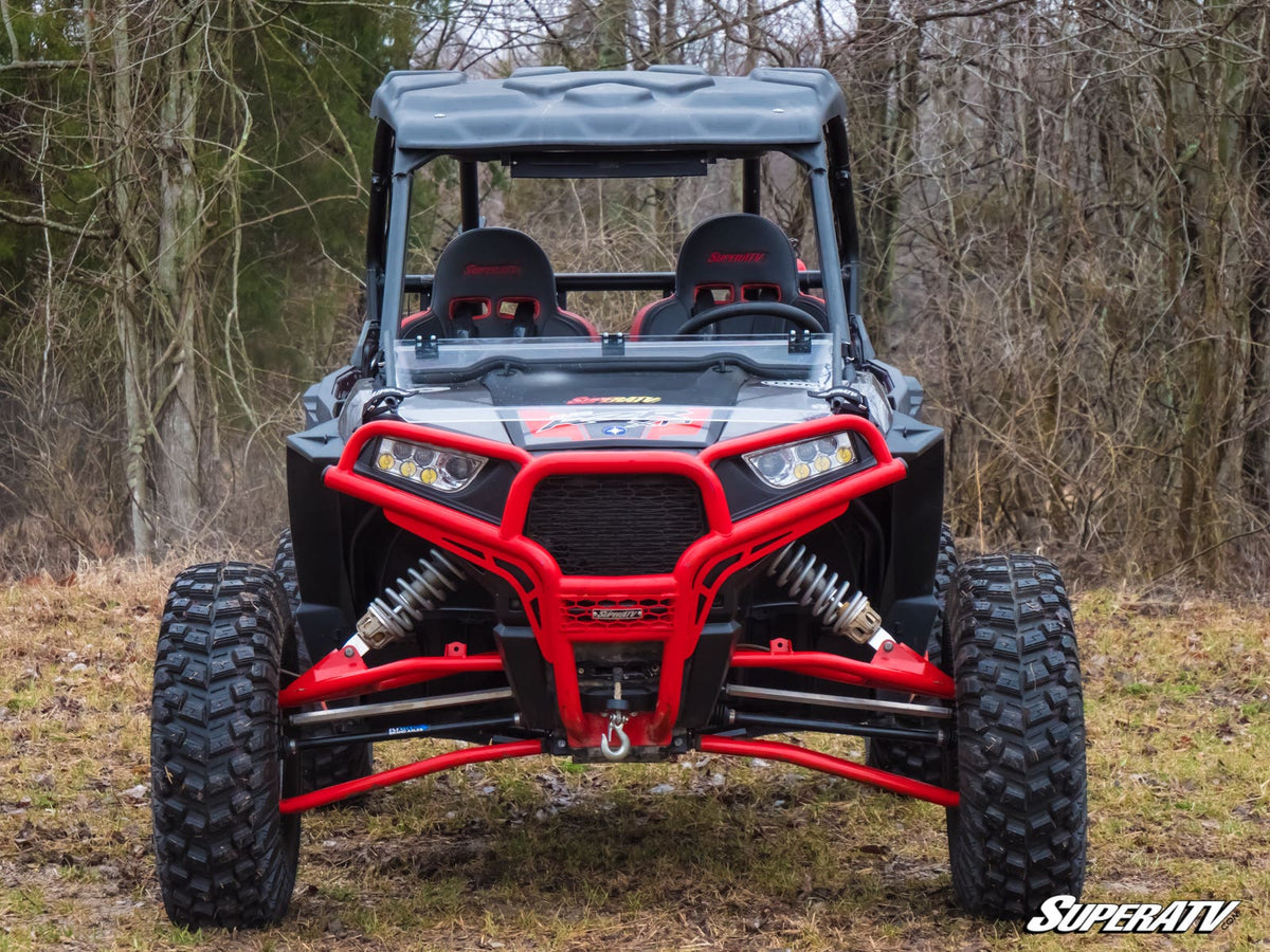 Photo of SuperATV Polaris RZR S 1000 Scratch Resistant Flip Down Windshield by SuperATV - Premium Windshields for UTVs / Side by Sides