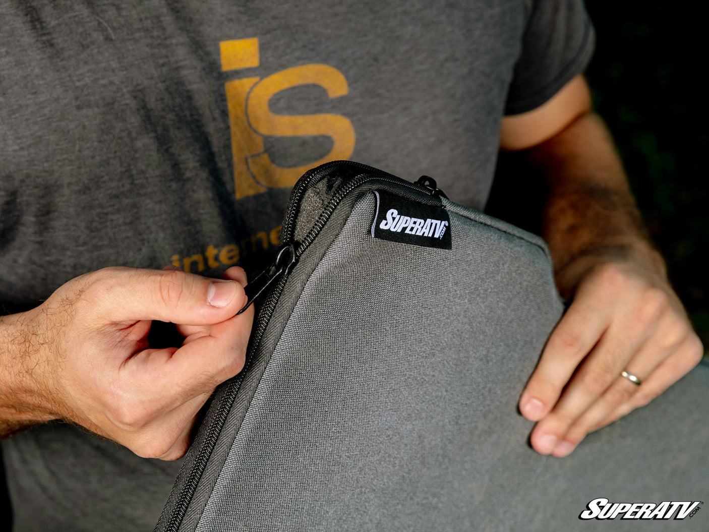 Photo of SuperATV Polaris RZR XP 1000 Padded Heat Shield by SuperATV - Premium Body for UTVs / Side by Sides