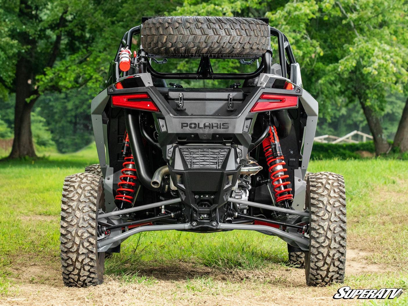 Photo of SuperATV Polaris RZR Turbo R Spare Tire Carrier by SuperATV - Premium Spare Tire Mounts for UTVs / Side by Sides