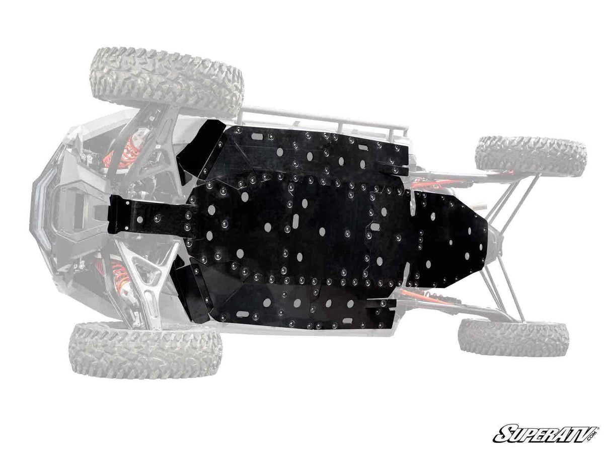 Photo of SuperATV Polaris RZR Turbo R 4 Full Skid Plate by SuperATV - Premium Skid Plates & Guards for UTVs / Side by Sides