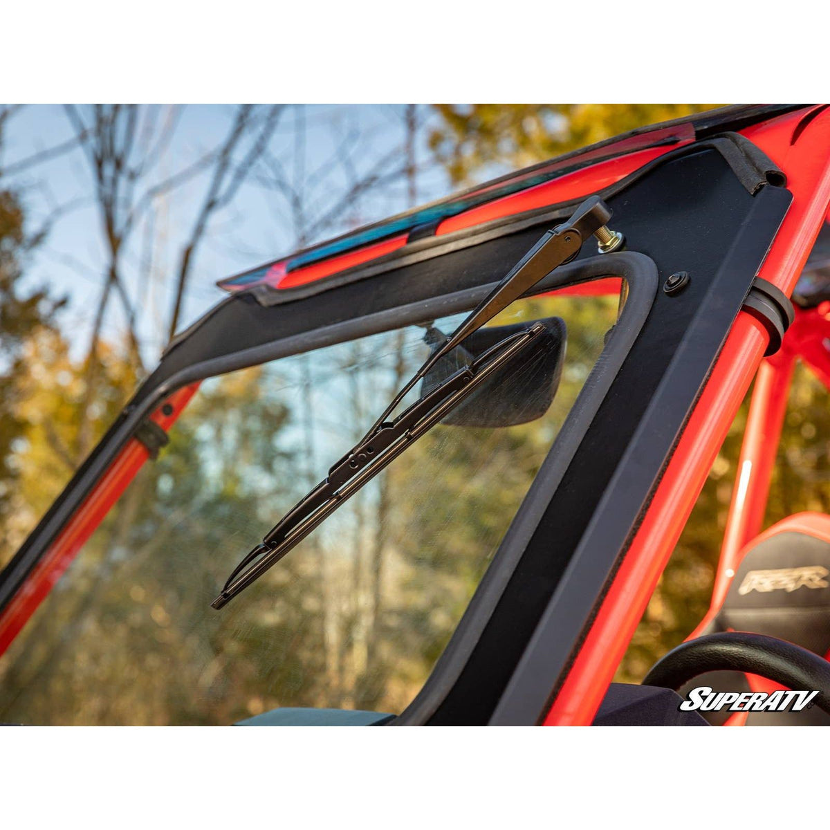 Photo of Polaris RZR Turbo S Glass Windshield by SuperATV - Premium Windshields for UTVs / Side by Sides