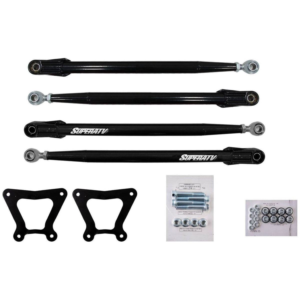 Photo of Polaris RZR Turbo S Radius Arms by SuperATV - Premium Radius Rods & Plates for UTVs / Side by Sides