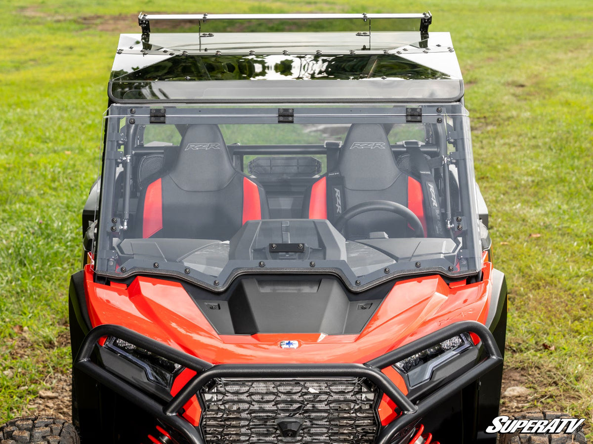 Photo of SuperATV Polaris RZR XP Scratch-Resistant Flip Windshield by SuperATV - Premium Windshields for UTVs / Side by Sides