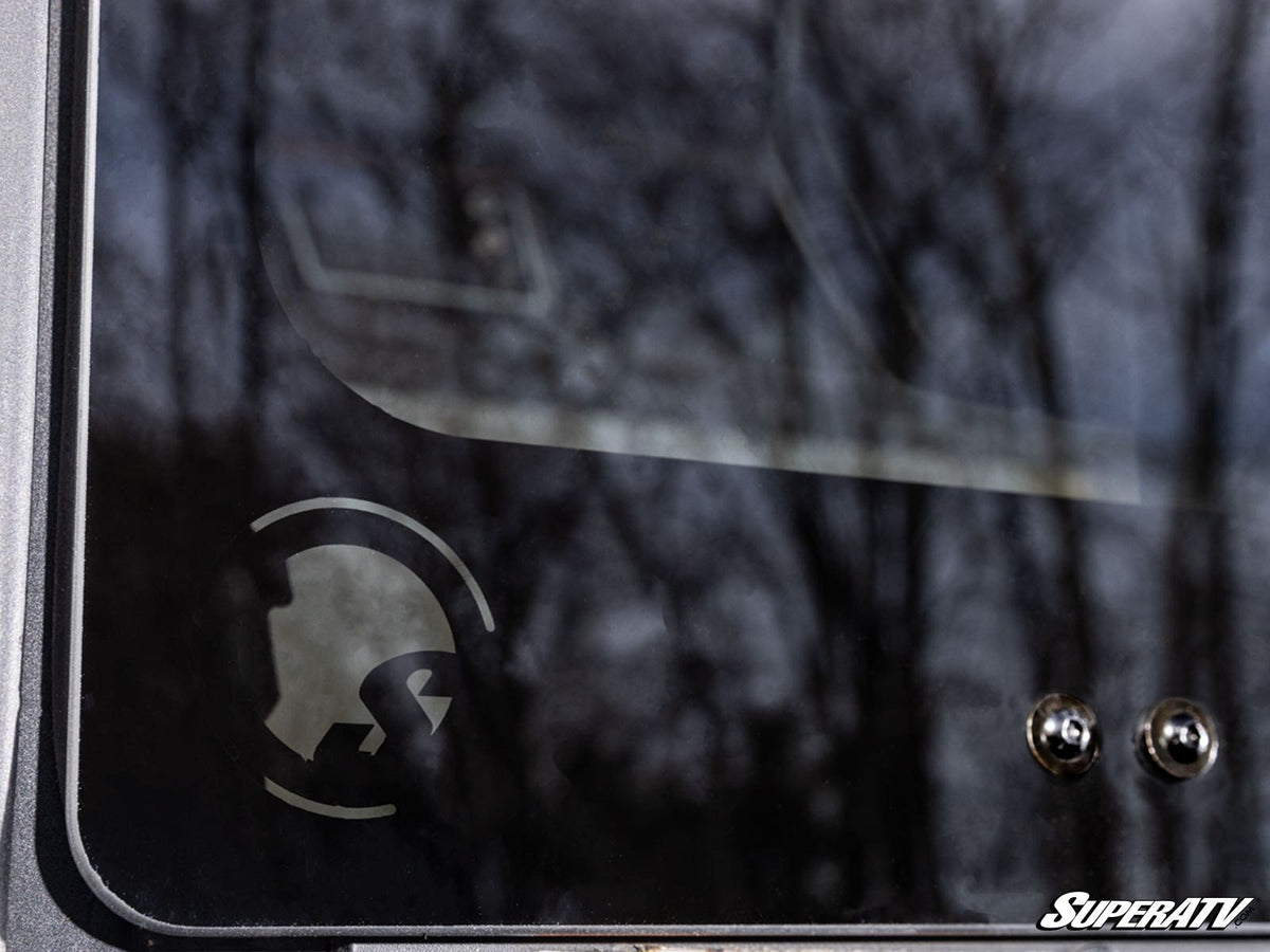 Polaris Ranger XP 1000 Glass Sliding Rear Windshield