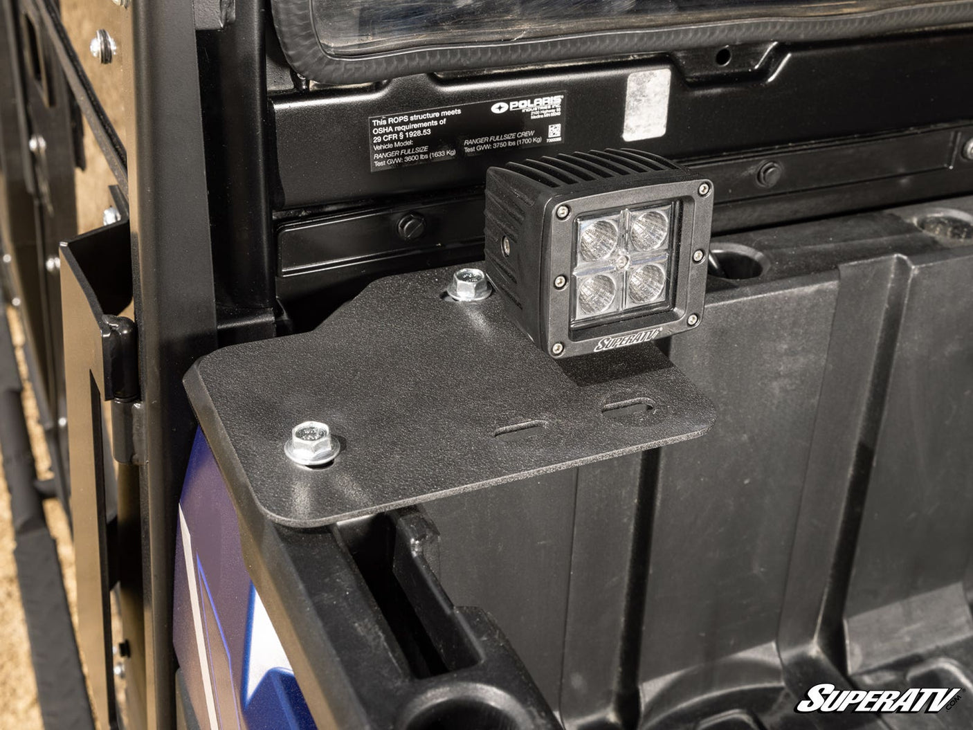 Photo of SuperATV Polaris Ranger XP Kinetic Bed Winch by SuperATV - Premium Winches & Winch Mounts for UTVs / Side by Sides