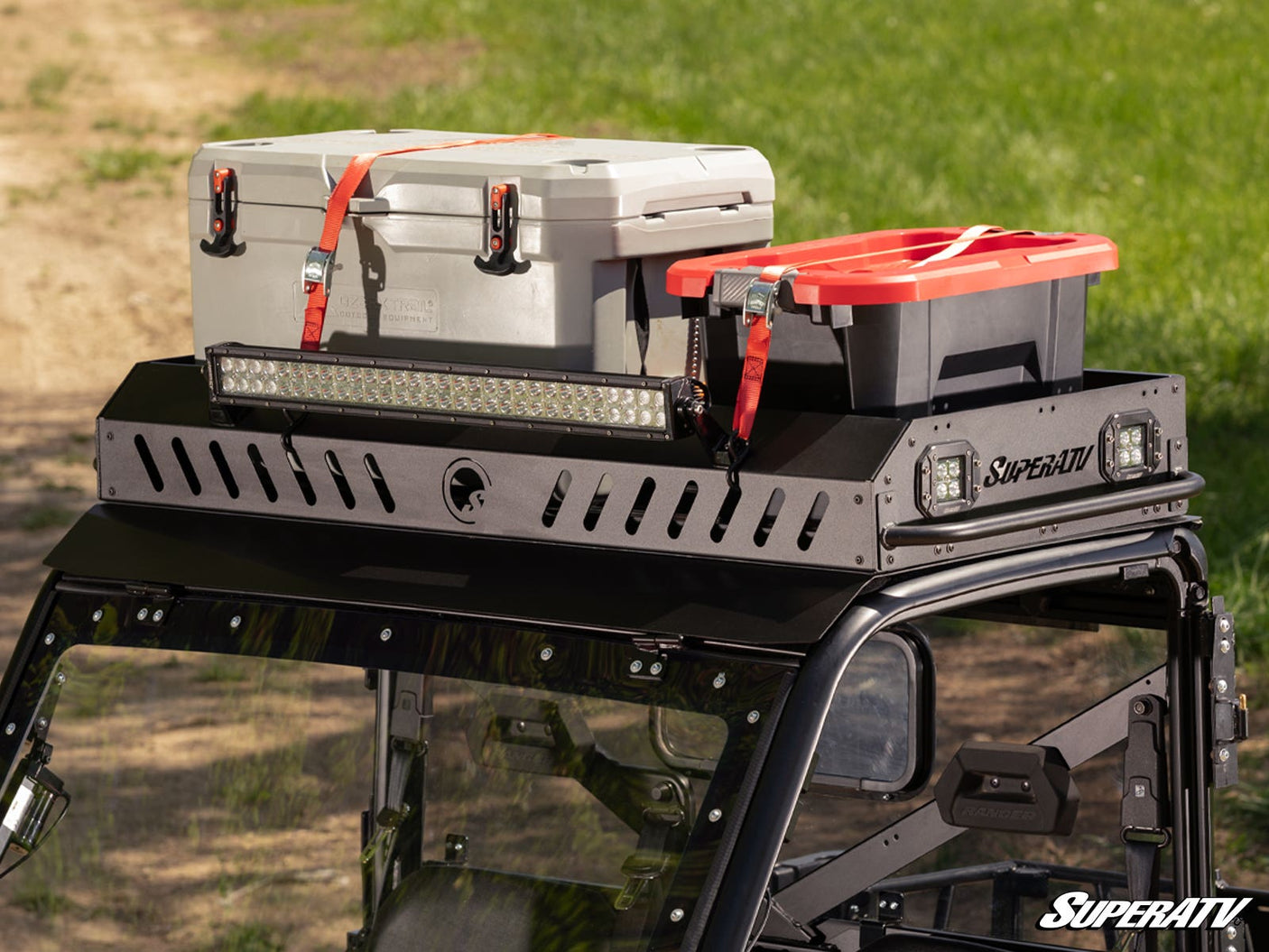 Photo of SuperATV Polaris Ranger XP 1000 Outfitter Roof Rack by SuperATV - Premium Storage for UTVs / Side by Sides