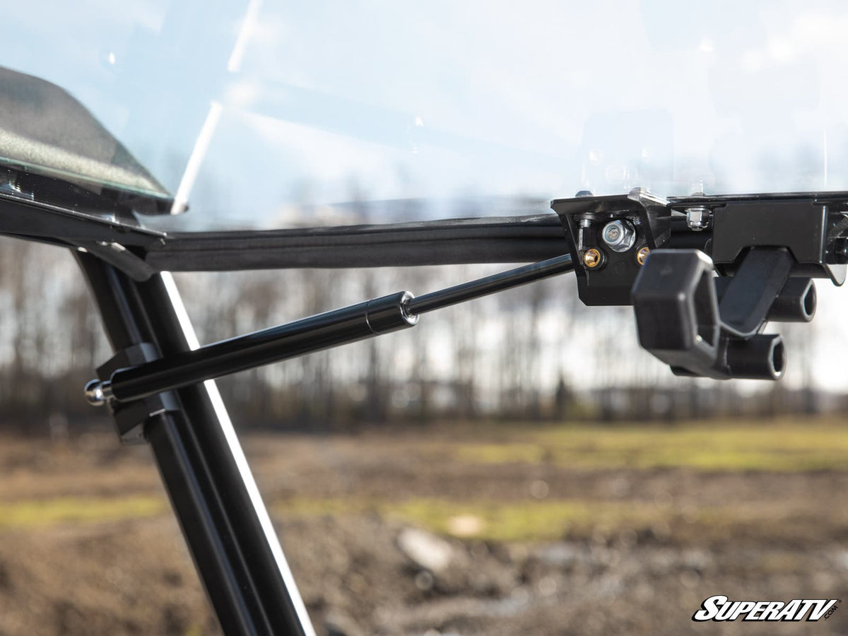 Photo of SuperATV Polaris Ranger SP 570 Scratch-Resistant Flip Windshield by SuperATV - Premium Windshields for UTVs / Side by Sides