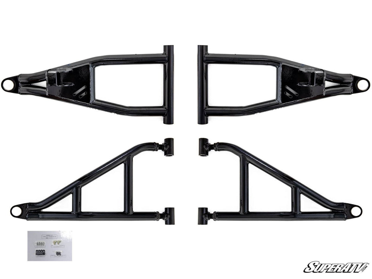 Polaris Ranger XP 900 High Clearance 2in. Forward Offset A-Arms - Keller Ball Joints