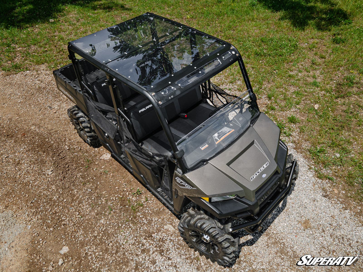 Photo of SuperATV Polaris Ranger Midsize 570 Crew Tinted Roof by SuperATV - Premium Roofs for UTVs / Side by Sides