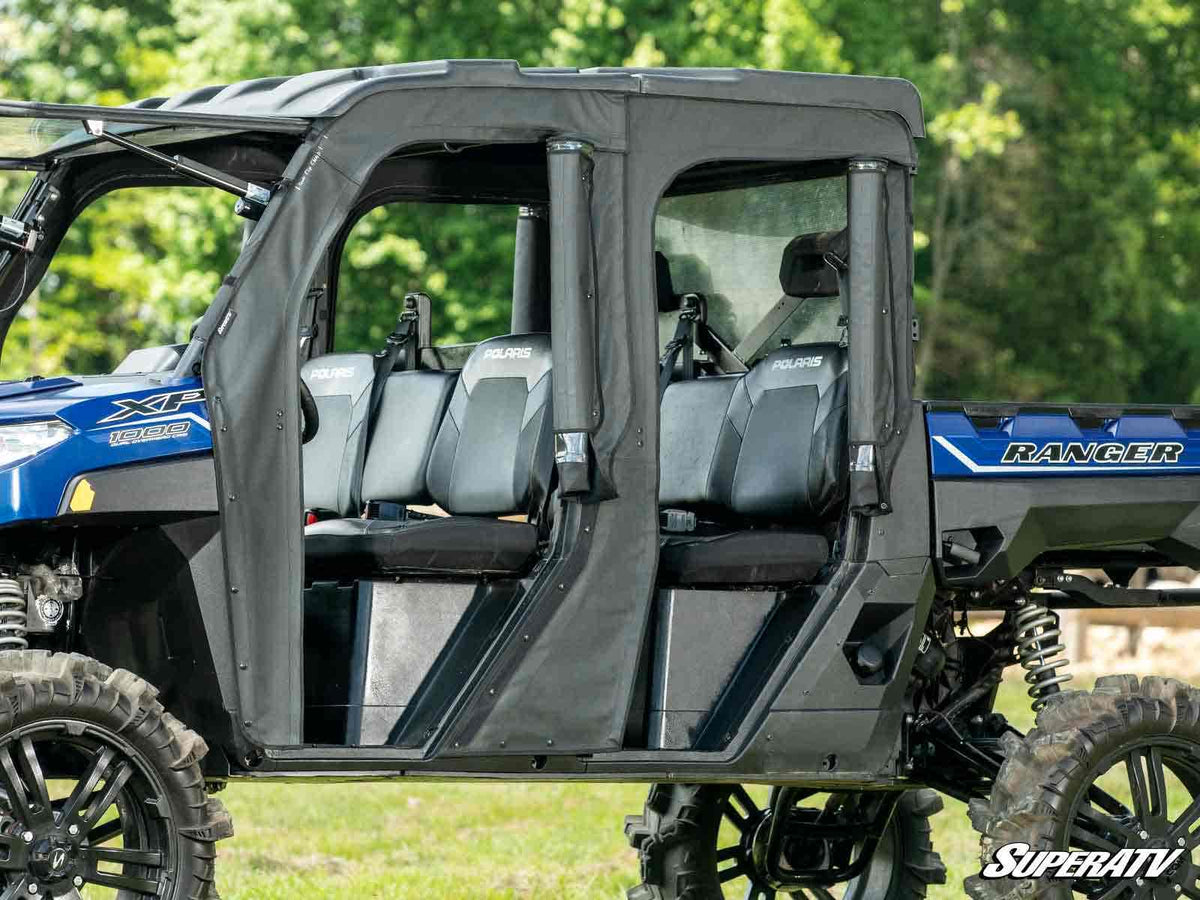 Photo of SuperATV Polaris Ranger 1000 Crew Soft Cab Enclosure Doors by SuperATV - Premium Doors for UTVs / Side by Sides