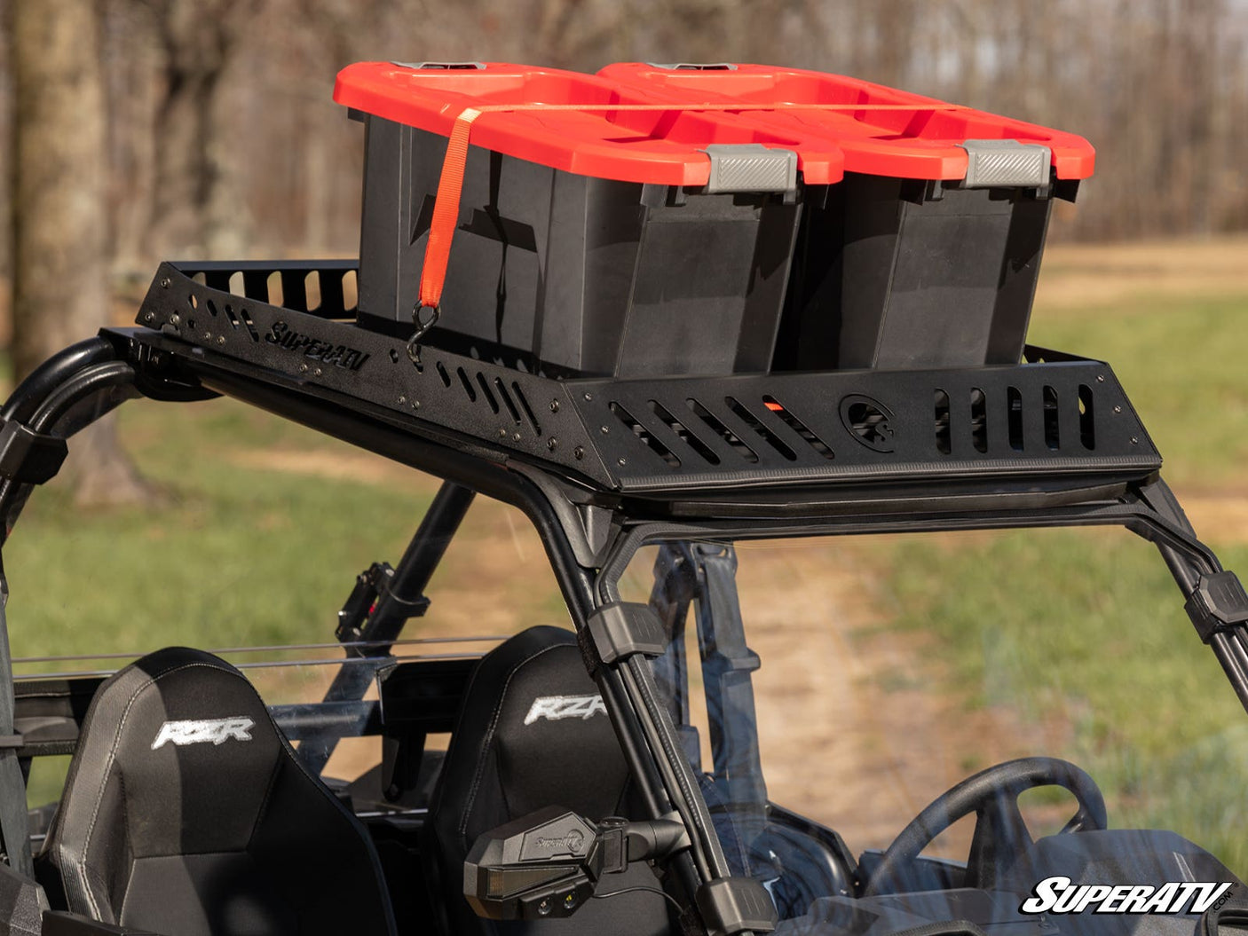 Photo of SuperATV Polaris RZR S 900 Outfitter Sport Roof Rack by SuperATV - Premium Storage for UTVs / Side by Sides