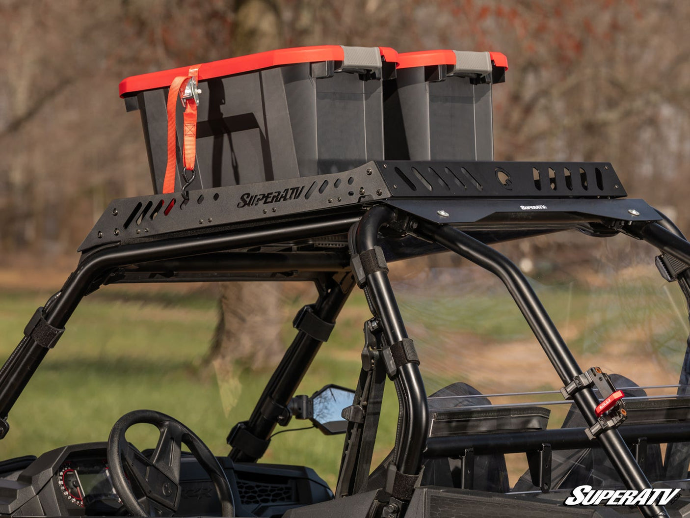 Photo of SuperATV Polaris RZR XP 1000 Outfitter Sport Roof Rack by SuperATV - Premium Storage for UTVs / Side by Sides