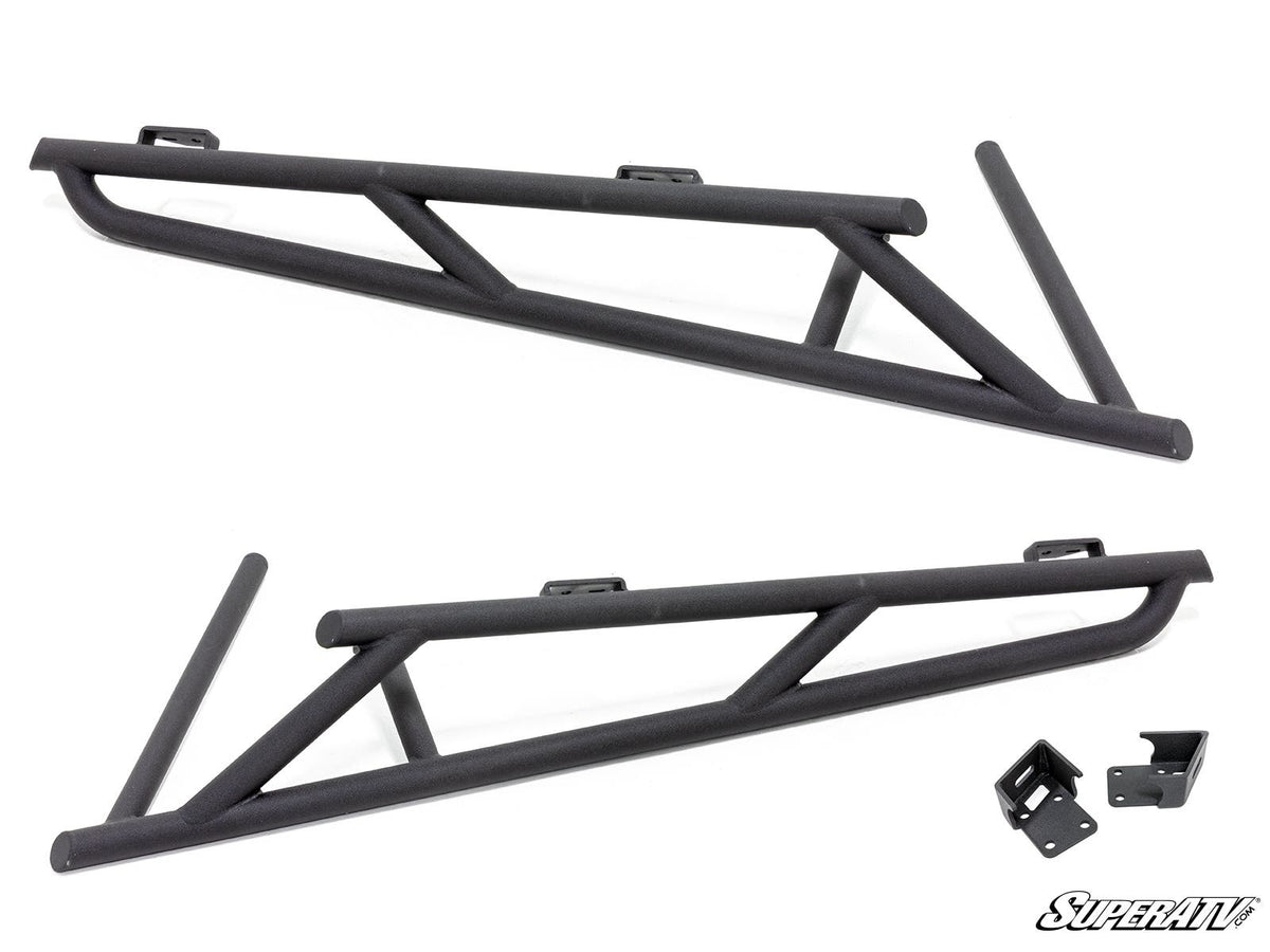 Photo of Polaris RZR XP 1000 Tree Kickers - 1.5" Steel Tubing + Rock Sliding (2014-2023) by SuperATV - Premium Nerf Bars for UTVs / Side by Sides