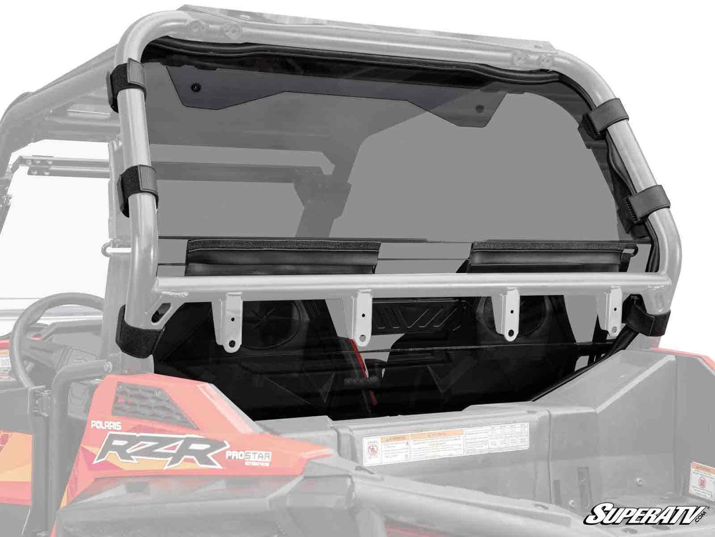 Photo of SuperATV Polaris RZR S 1000 Rear Vented Windshield by SuperATV - Premium Windshields for UTVs / Side by Sides