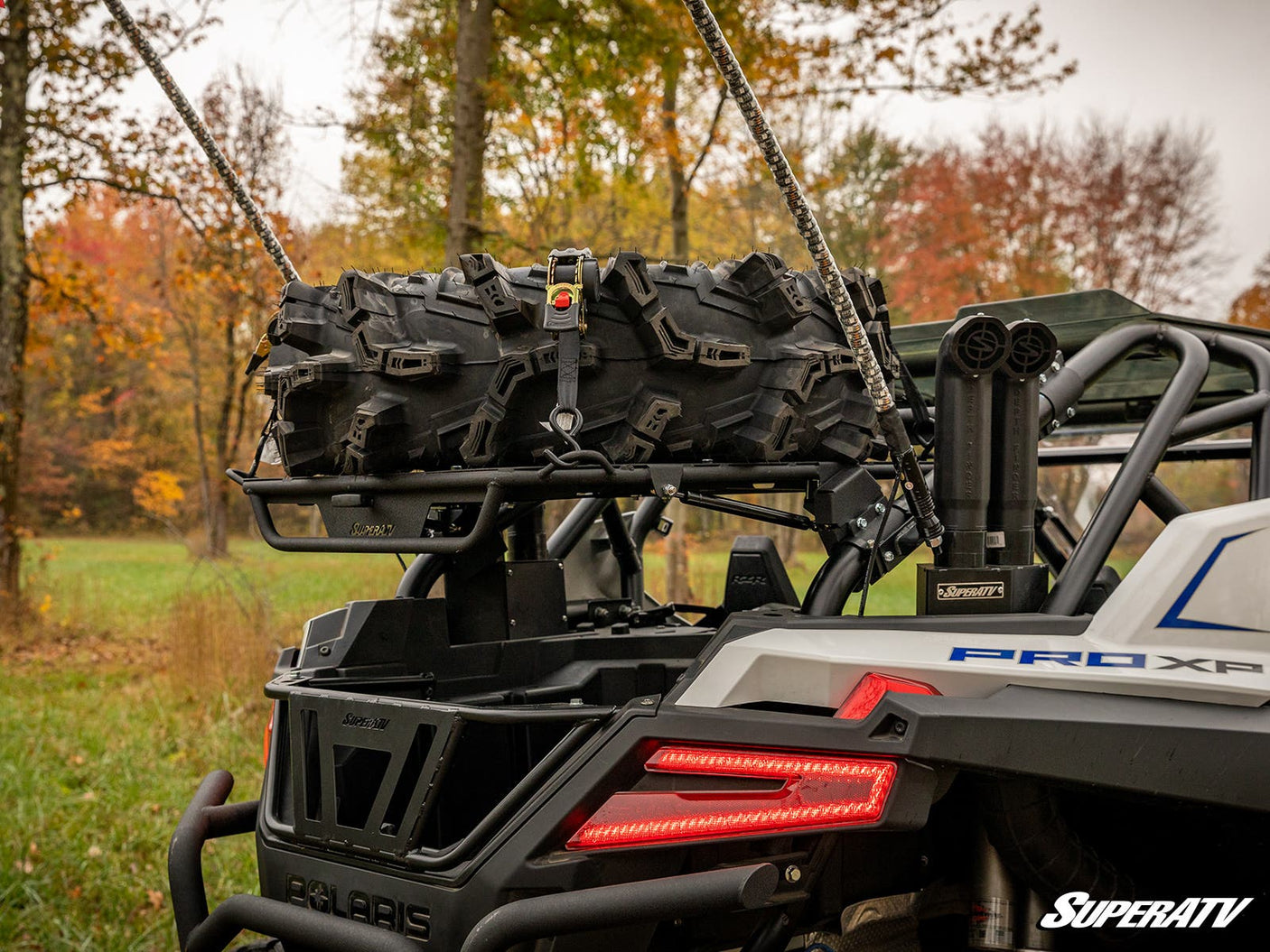 Photo of SuperATV Polaris RZR Turbo R 4 Cargo Rack Alpha by SuperATV - Premium Storage for UTVs / Side by Sides