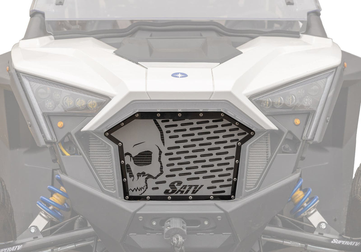 Polaris RZR Pro R Skull Style Grille Insert