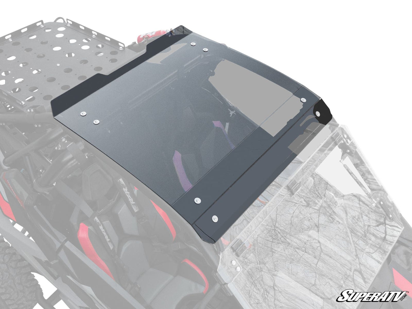 Photo of SuperATV Polaris RZR Turbo R Tinted Roof by SuperATV - Premium Roofs for UTVs / Side by Sides