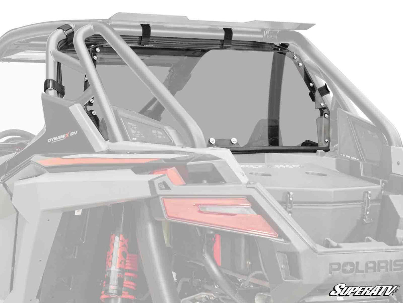 Photo of SuperATV Polaris RZR Turbo R Rear Windshield by SuperATV - Premium Windshields for UTVs / Side by Sides