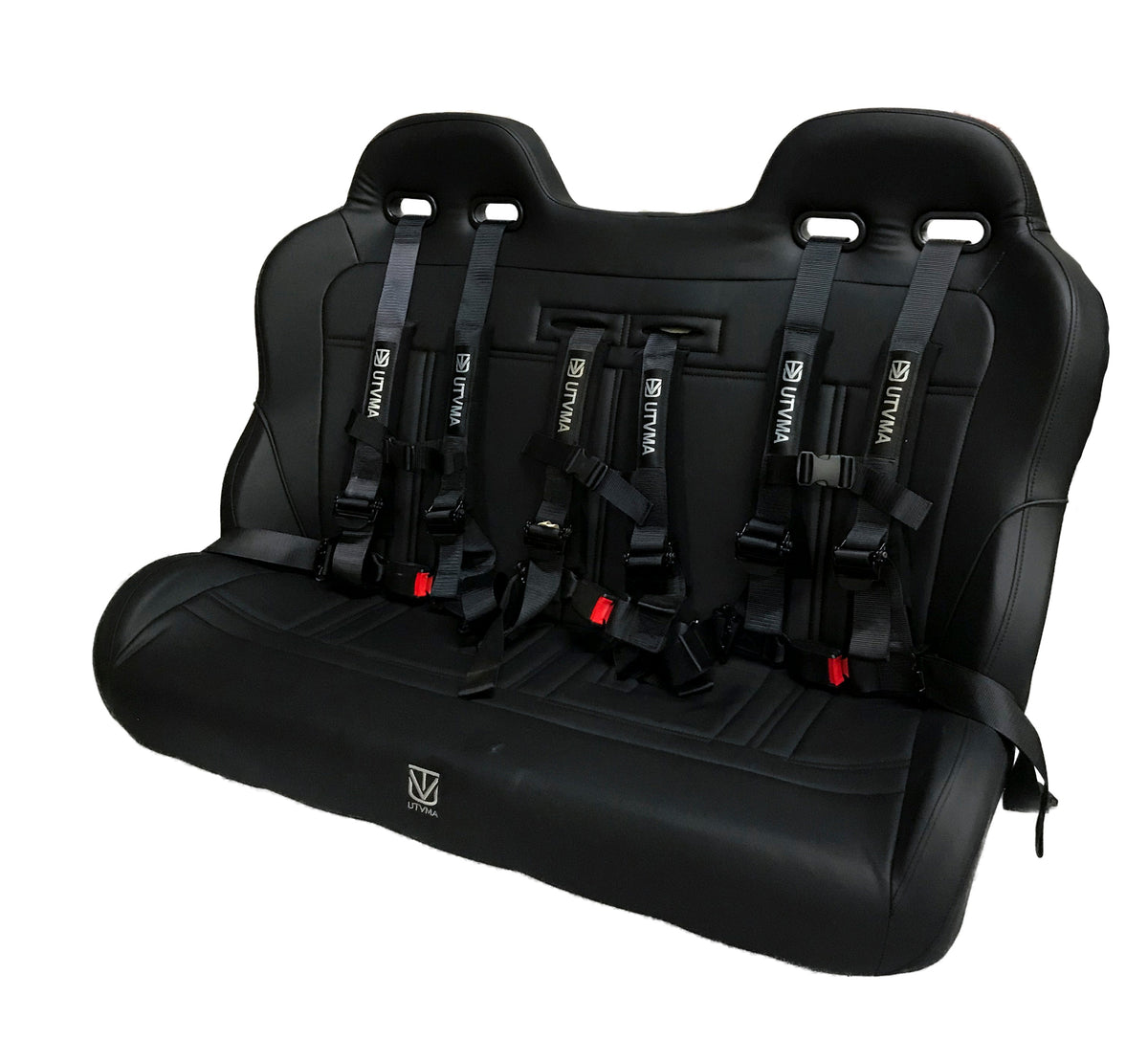 Photo of Yamaha Wolverine X4 Rear Bench Seat (2018-2025) W Harnesses by UTV Mountain Accessories - Premium Seats & Accessories for UTVs / Side by Sides