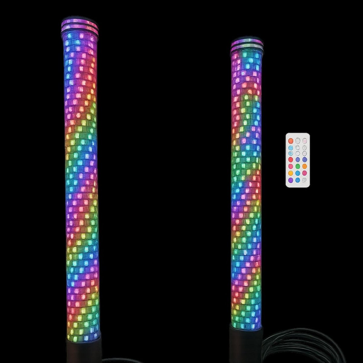 R1 Fatty Whips illuminated RGB LED whip lights