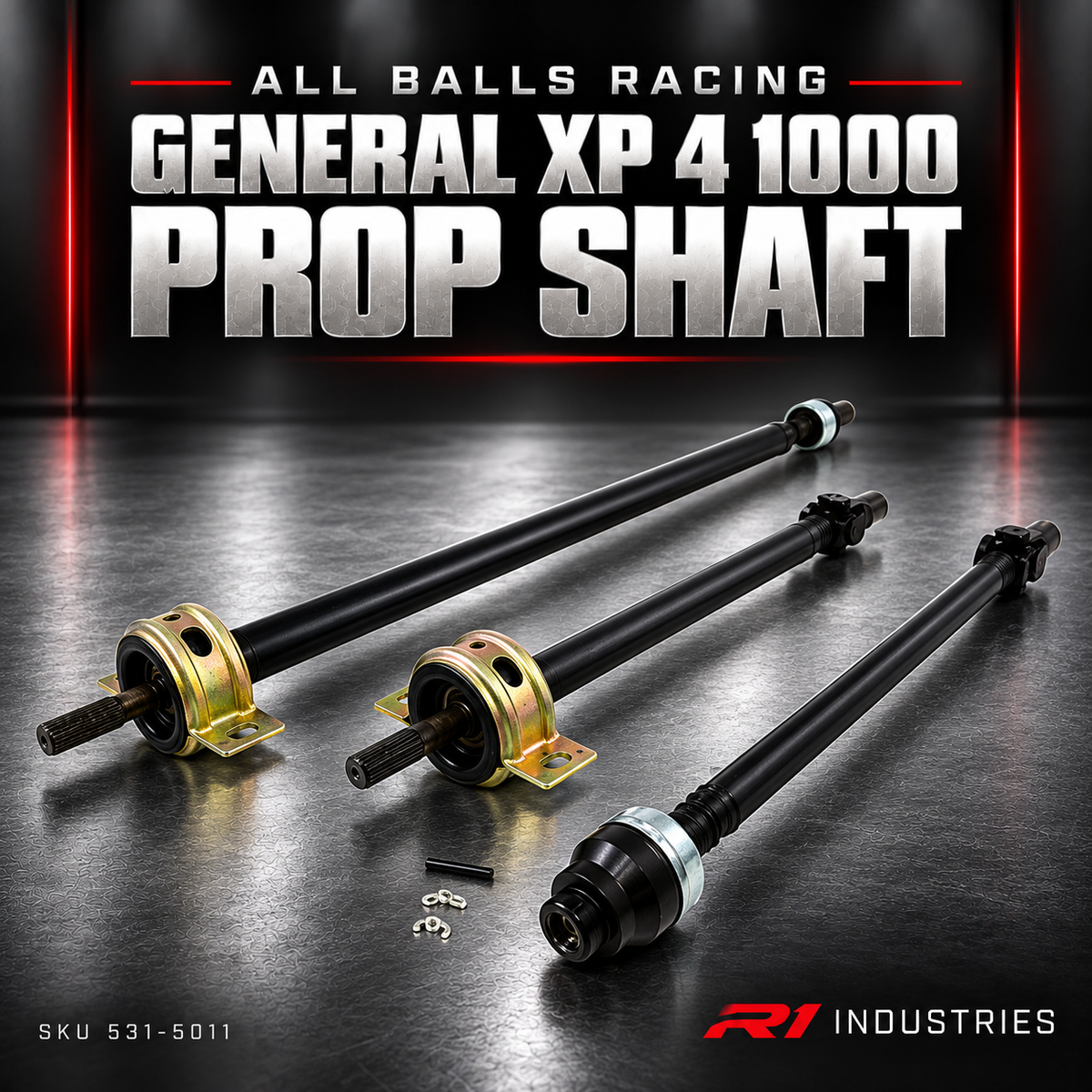 All Balls Racing Polaris General XP 4 1000 prop shaft assembly — SKU 531-5011