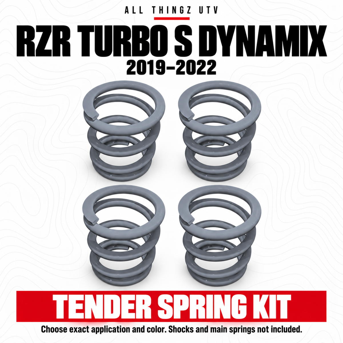 Polaris RZR Turbo S Dynamix Tender Spring Kit — configuration and fitment guide