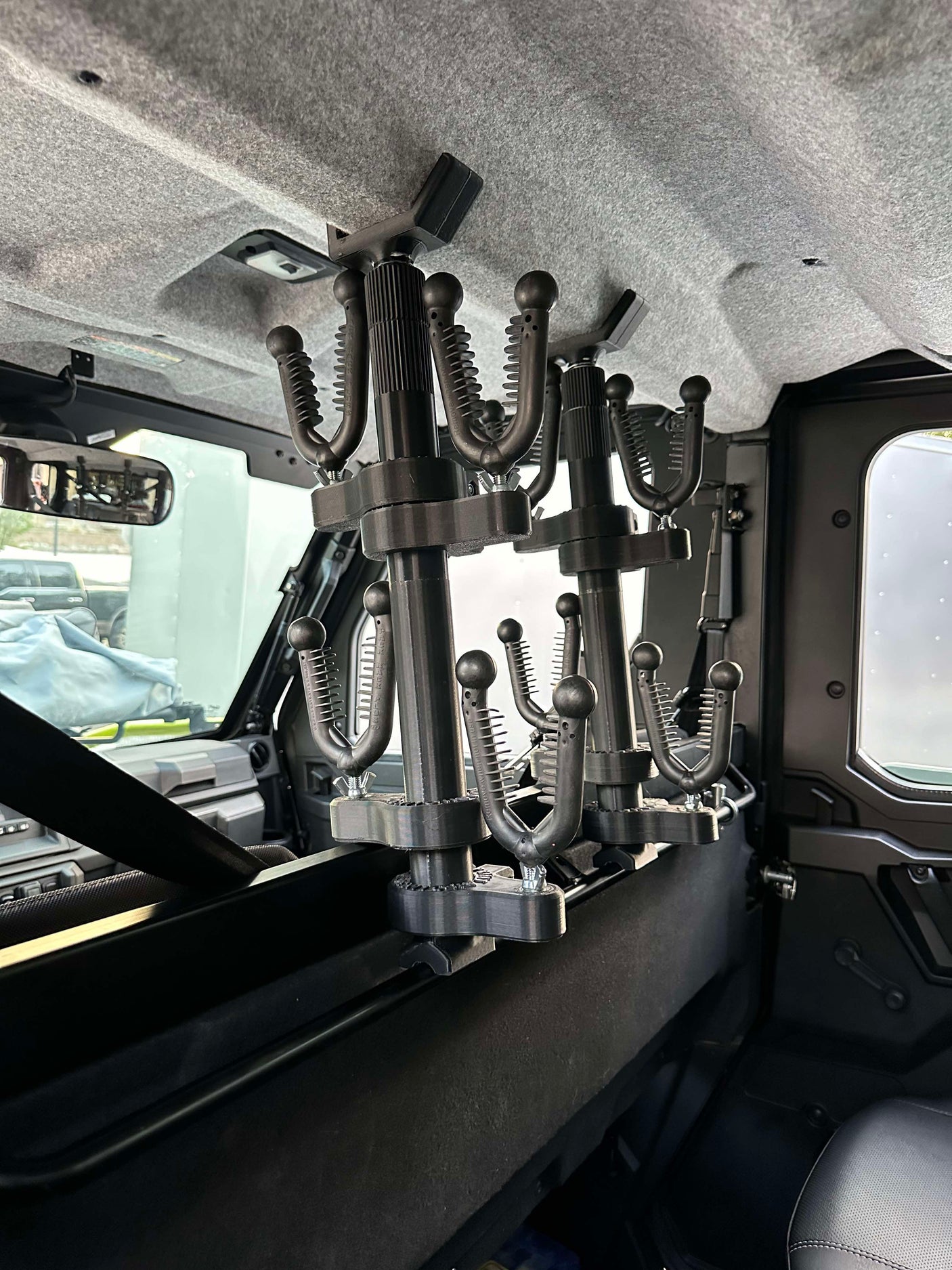 Polaris Ranger 900/1000 6 Seat, Northstar, Mid Cage, 2,3, and 4 Place Rifle Mounting System