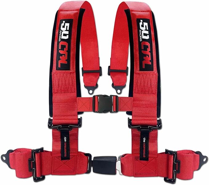 Photo of 4-Point Seat Belt Harness – Automotive buckle by 50 Caliber Racing - Premium Harnesses for UTVs / Side by Sides