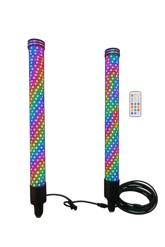 Photo of Fatty LED Light Whips (Pair) by R1 Industries - Premium LED Light Whips & Rock Lights for UTVs / Side by Sides